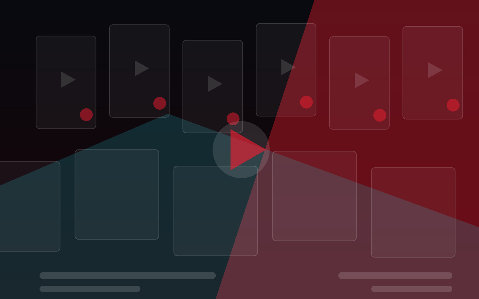 Abstract media library artwork for FlixPlay IPTV